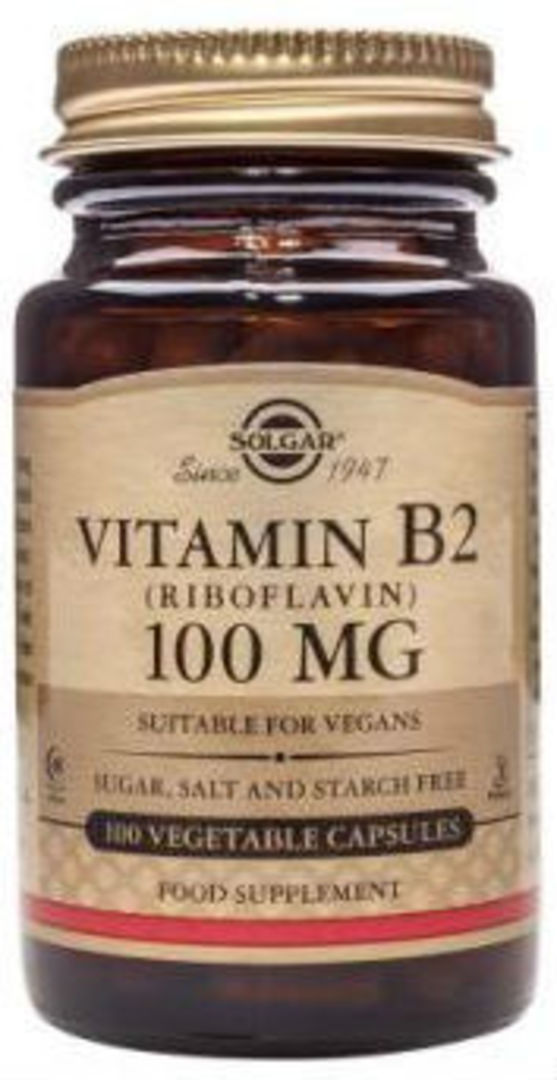 Solgar Vitamin B2 100mg 100 image 0